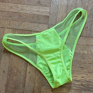 Neon green rave bottom size medium
